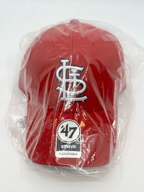 St. Louis Cardinals ‘47 Brand MVP Red Strapback Adjustable Hat - BRAND NEW
